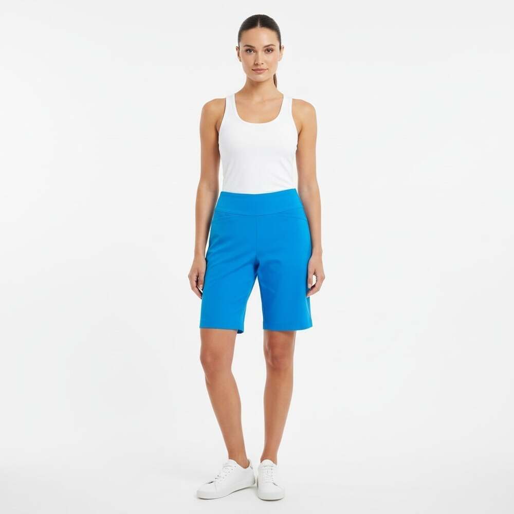 Tail Golf Tennis Pickleball Shorts Women's Size 4 Turquoise Pull On Waistband - Picture 1 of 14